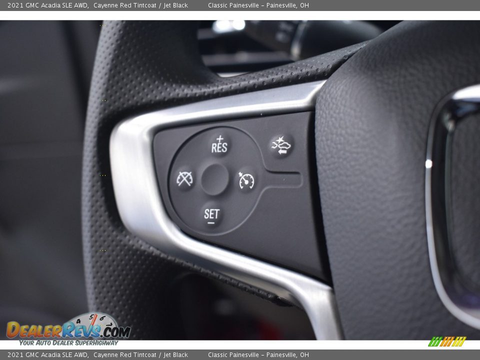 2021 GMC Acadia SLE AWD Steering Wheel Photo #11