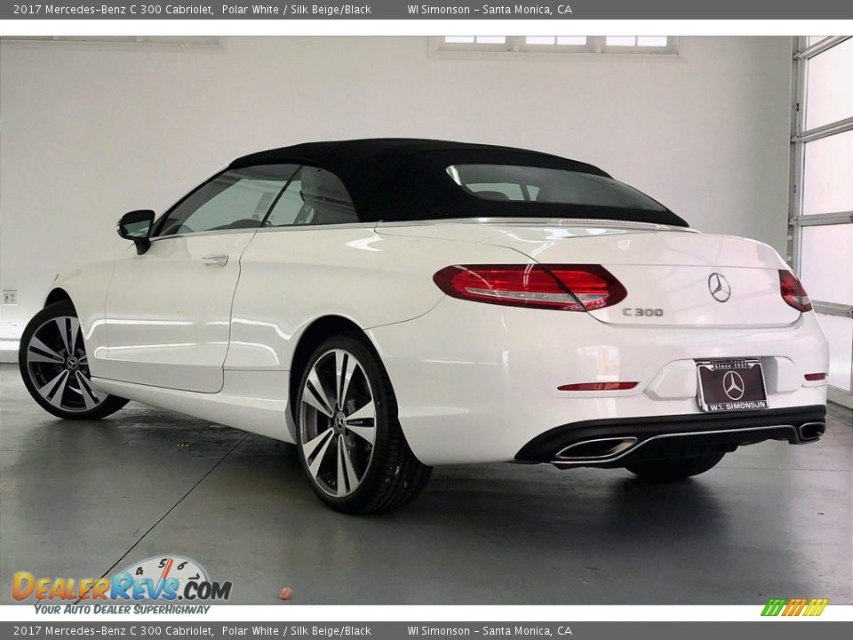 2017 Mercedes-Benz C 300 Cabriolet Polar White / Silk Beige/Black Photo #10