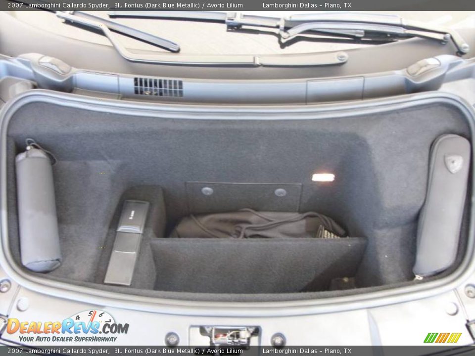 2007 Lamborghini Gallardo Spyder Blu Fontus (Dark Blue Metallic) / Avorio Lilium Photo #12