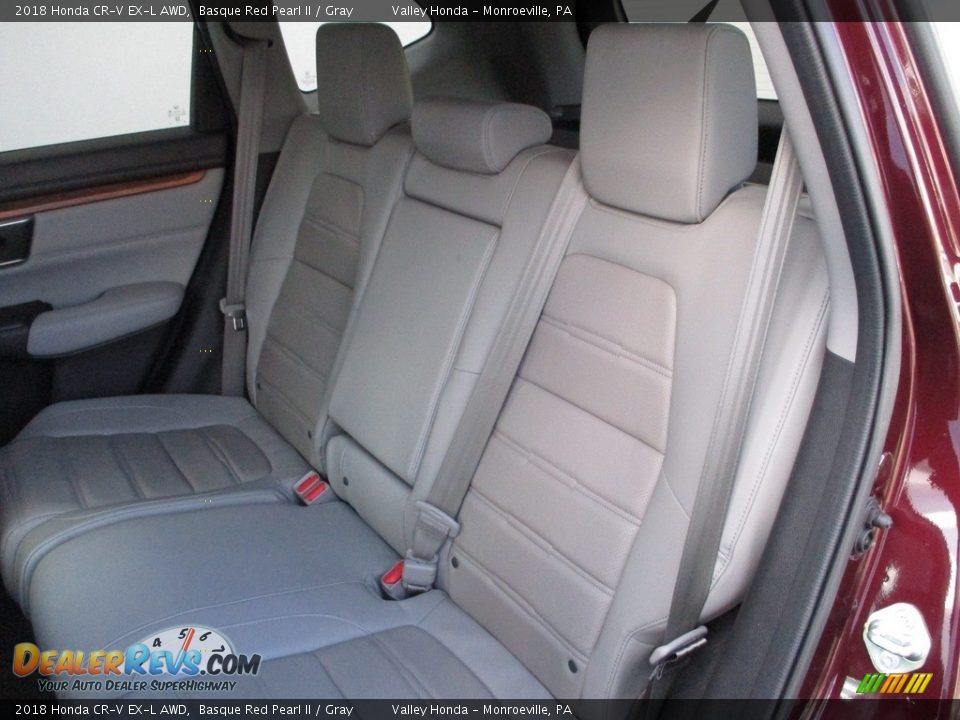 2018 Honda CR-V EX-L AWD Basque Red Pearl II / Gray Photo #13