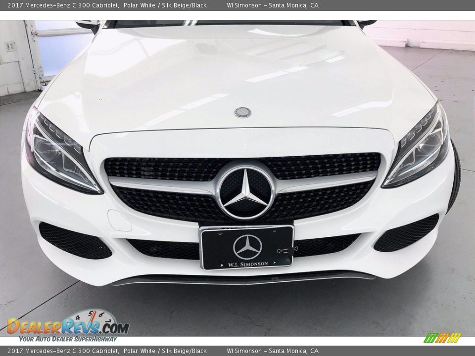 2017 Mercedes-Benz C 300 Cabriolet Polar White / Silk Beige/Black Photo #33