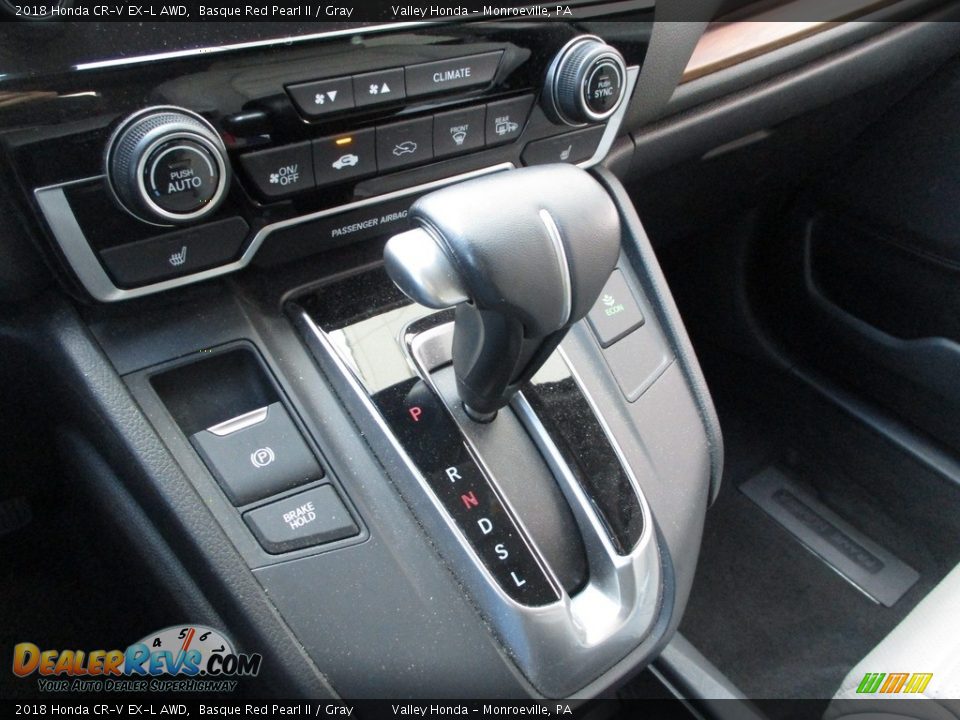 2018 Honda CR-V EX-L AWD Basque Red Pearl II / Gray Photo #17