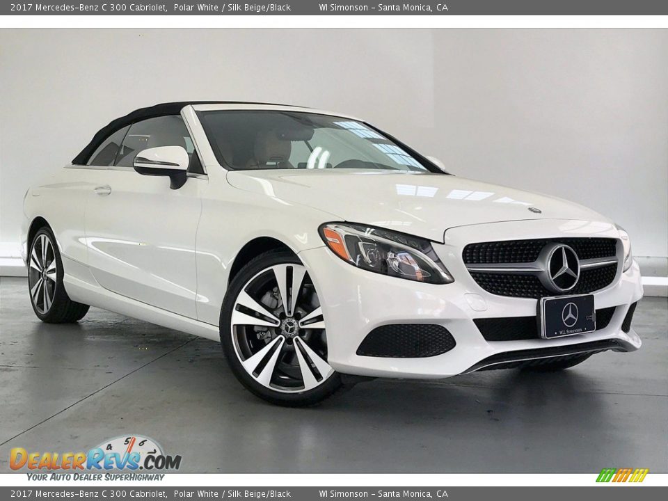 2017 Mercedes-Benz C 300 Cabriolet Polar White / Silk Beige/Black Photo #34