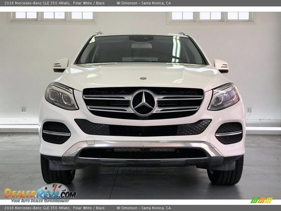 2016 Mercedes-Benz GLE 350 4Matic Polar White / Black Photo #2