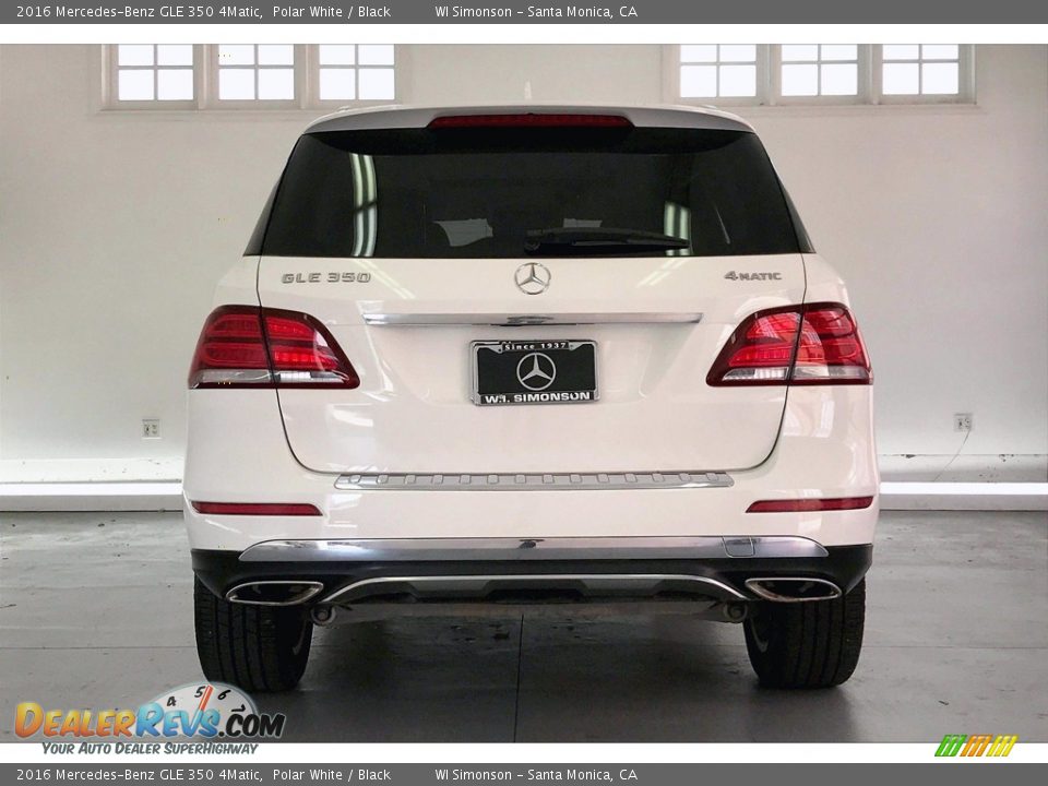 2016 Mercedes-Benz GLE 350 4Matic Polar White / Black Photo #3