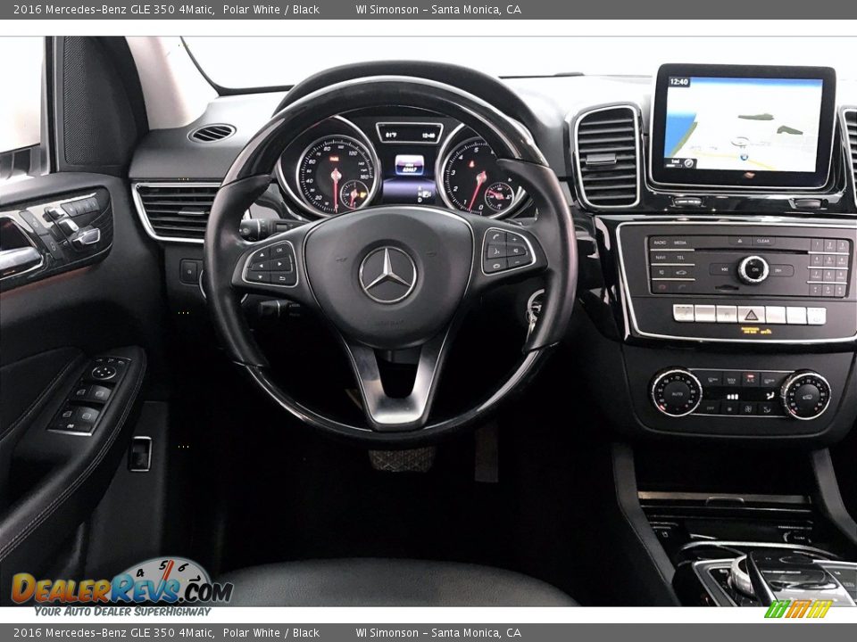 2016 Mercedes-Benz GLE 350 4Matic Polar White / Black Photo #4