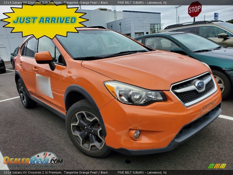 2014 Subaru XV Crosstrek 2.0i Premium Tangerine Orange Pearl / Black Photo #1