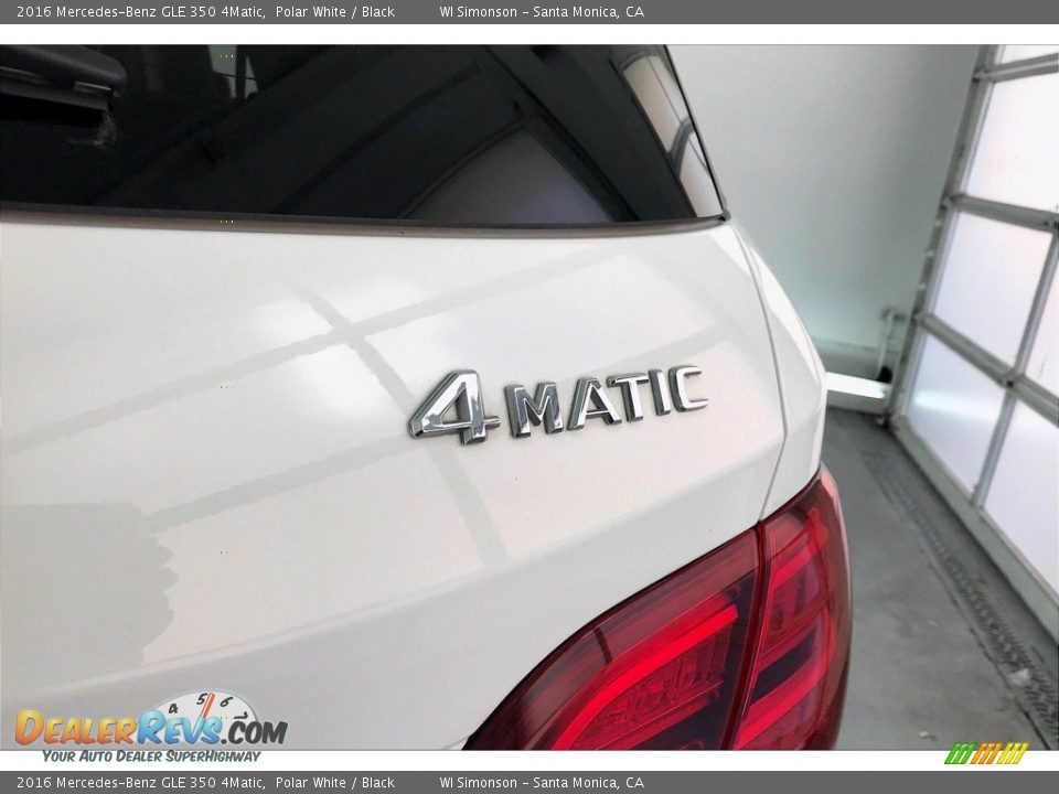 2016 Mercedes-Benz GLE 350 4Matic Polar White / Black Photo #7