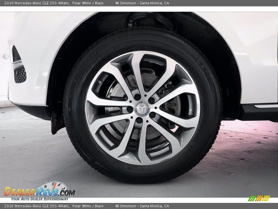 2016 Mercedes-Benz GLE 350 4Matic Polar White / Black Photo #8