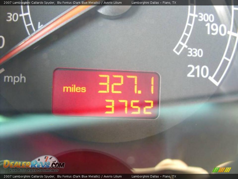 2007 Lamborghini Gallardo Spyder Blu Fontus (Dark Blue Metallic) / Avorio Lilium Photo #17