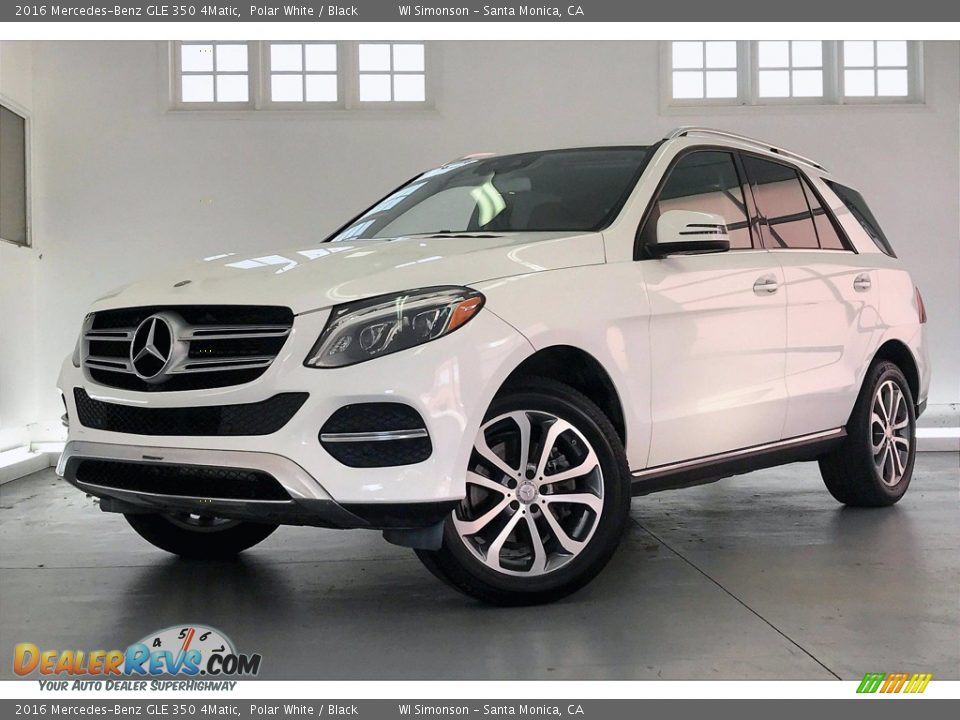 2016 Mercedes-Benz GLE 350 4Matic Polar White / Black Photo #12