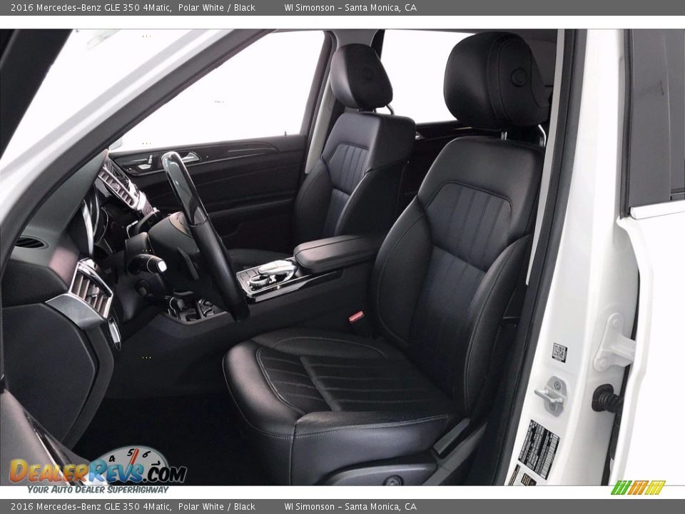 2016 Mercedes-Benz GLE 350 4Matic Polar White / Black Photo #14