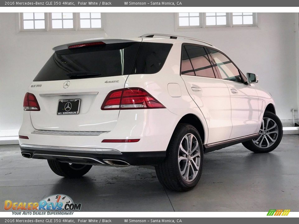 2016 Mercedes-Benz GLE 350 4Matic Polar White / Black Photo #16