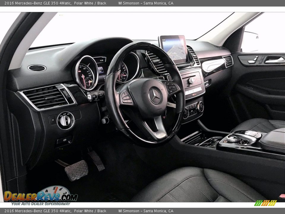 2016 Mercedes-Benz GLE 350 4Matic Polar White / Black Photo #22