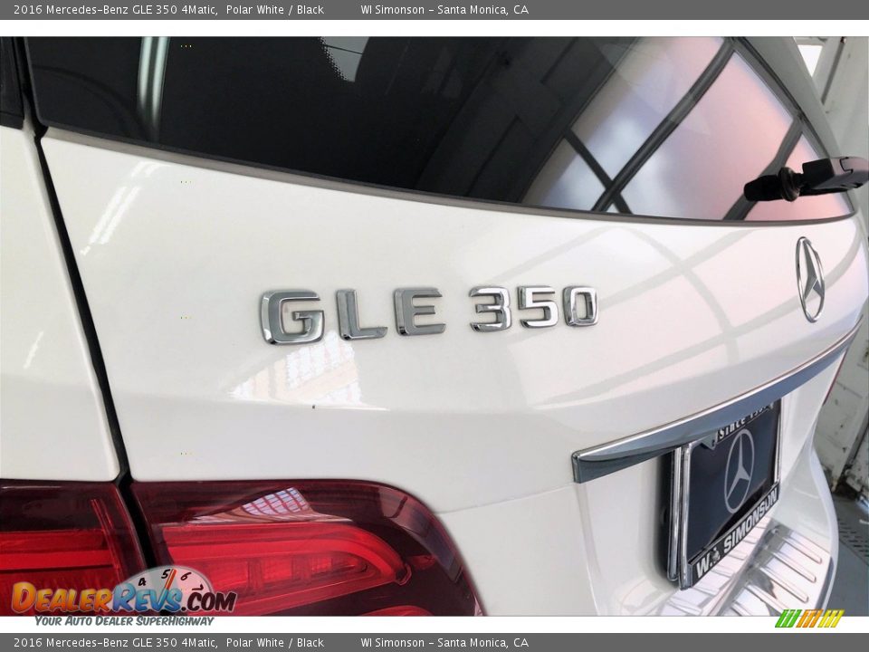 2016 Mercedes-Benz GLE 350 4Matic Polar White / Black Photo #27