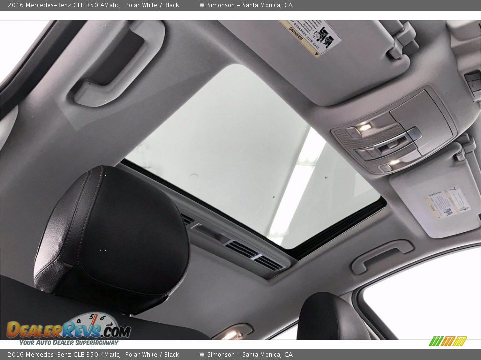 2016 Mercedes-Benz GLE 350 4Matic Polar White / Black Photo #29