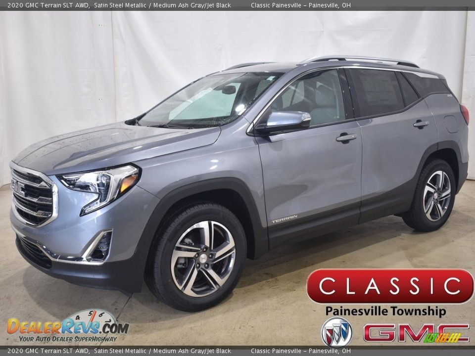 2020 GMC Terrain SLT AWD Satin Steel Metallic / Medium Ash Gray/Jet Black Photo #1