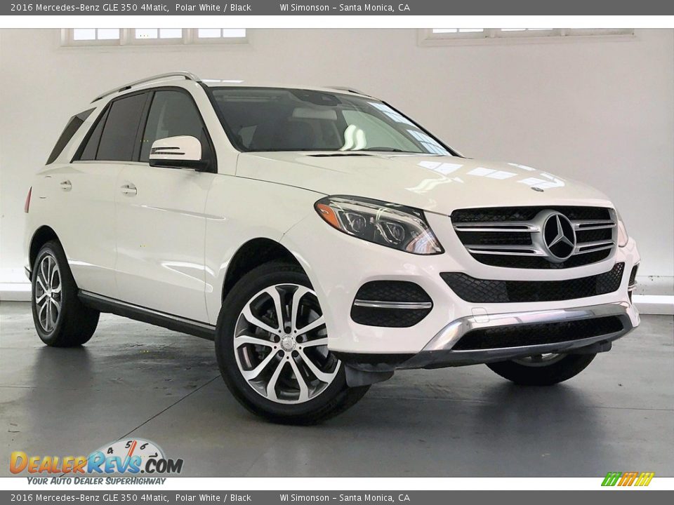 2016 Mercedes-Benz GLE 350 4Matic Polar White / Black Photo #34