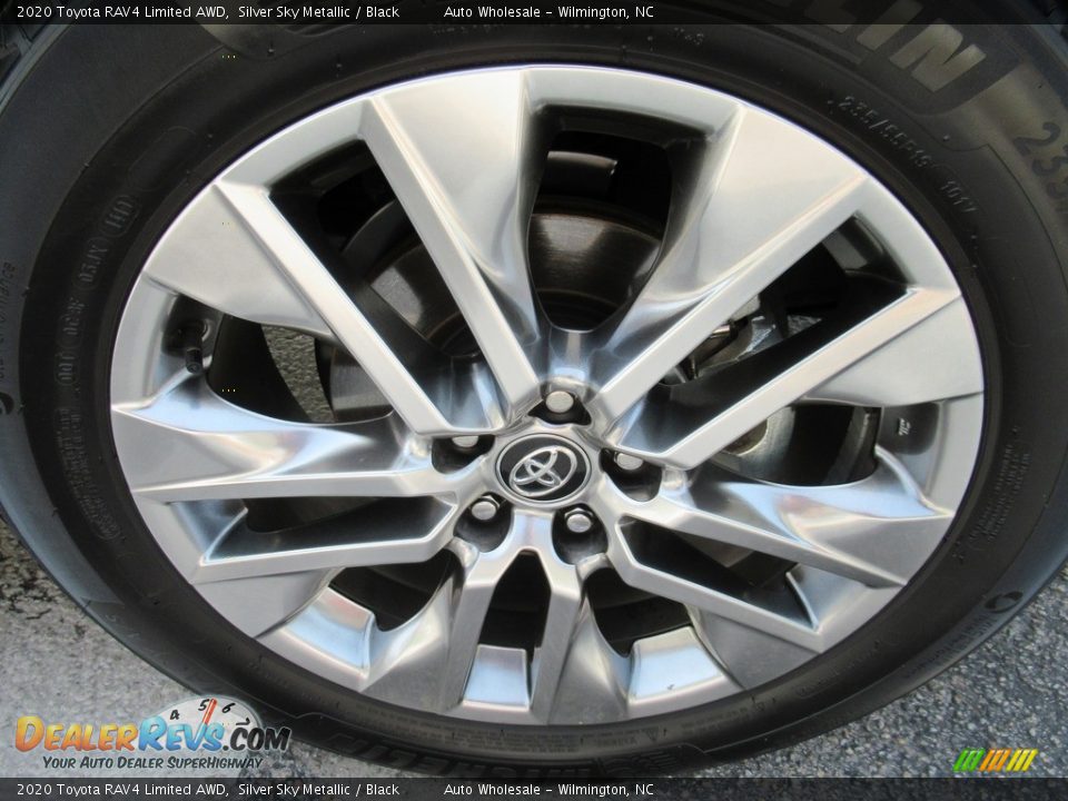 2020 Toyota RAV4 Limited AWD Silver Sky Metallic / Black Photo #7