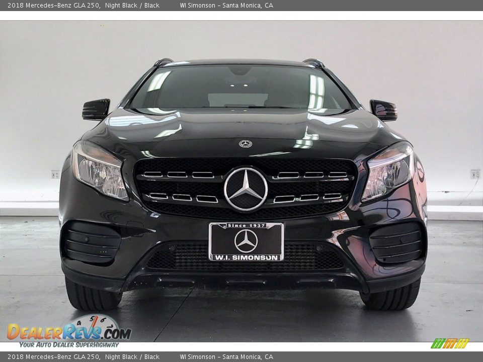 2018 Mercedes-Benz GLA 250 Night Black / Black Photo #2