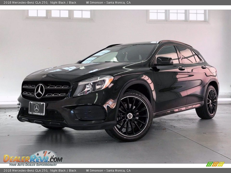 2018 Mercedes-Benz GLA 250 Night Black / Black Photo #12