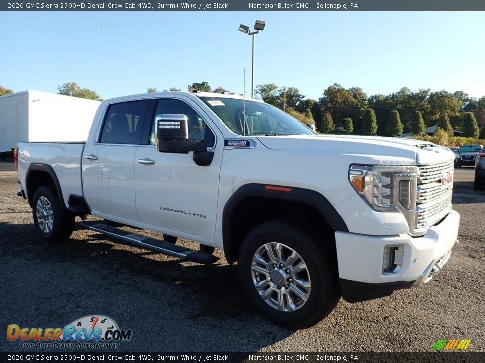 2020 GMC Sierra 2500HD Denali Crew Cab 4WD Summit White / Jet Black Photo #3