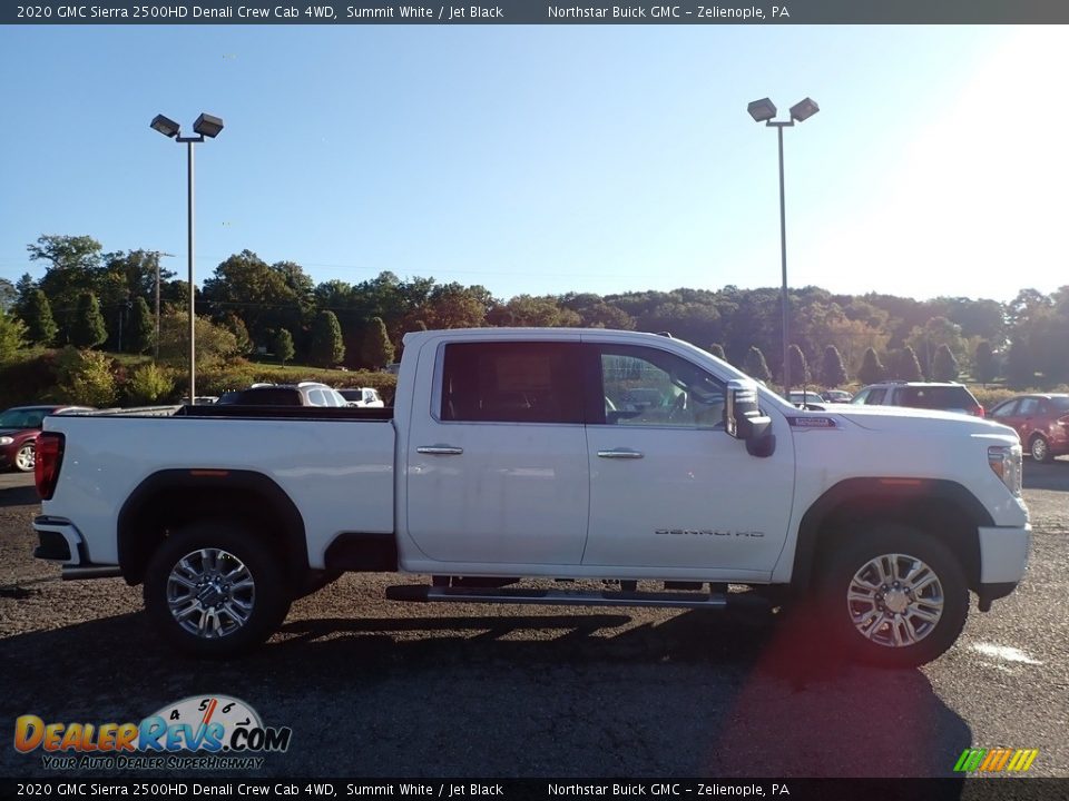 2020 GMC Sierra 2500HD Denali Crew Cab 4WD Summit White / Jet Black Photo #4