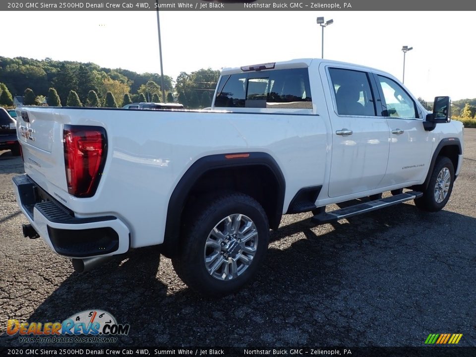 2020 GMC Sierra 2500HD Denali Crew Cab 4WD Summit White / Jet Black Photo #5