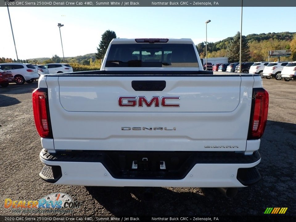 2020 GMC Sierra 2500HD Denali Crew Cab 4WD Summit White / Jet Black Photo #6