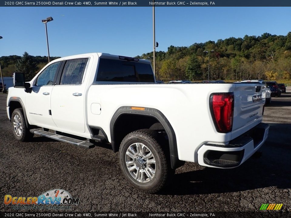 2020 GMC Sierra 2500HD Denali Crew Cab 4WD Summit White / Jet Black Photo #7