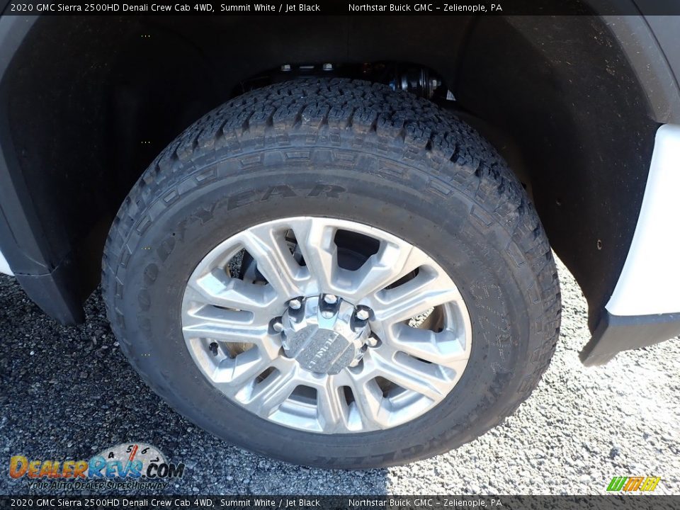 2020 GMC Sierra 2500HD Denali Crew Cab 4WD Summit White / Jet Black Photo #9