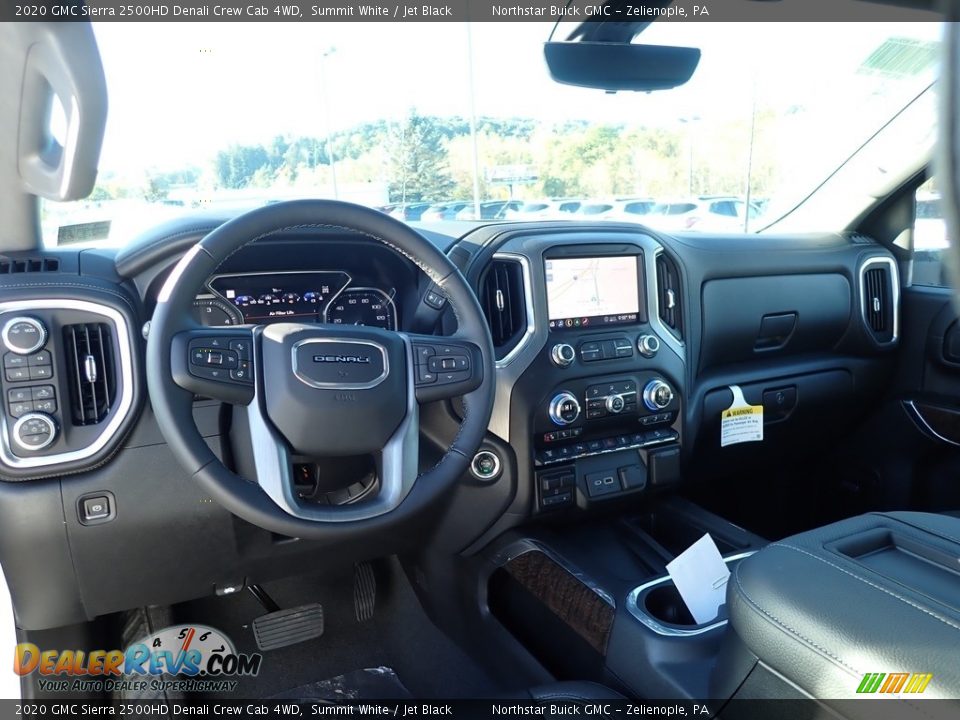 2020 GMC Sierra 2500HD Denali Crew Cab 4WD Summit White / Jet Black Photo #14