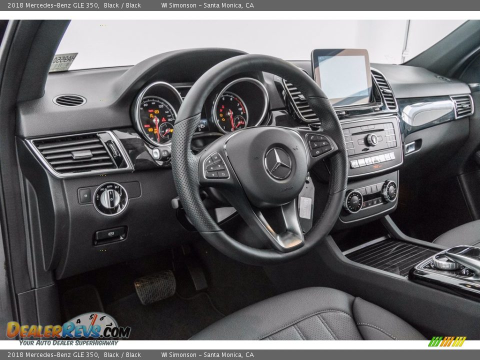 2018 Mercedes-Benz GLE 350 Black / Black Photo #6