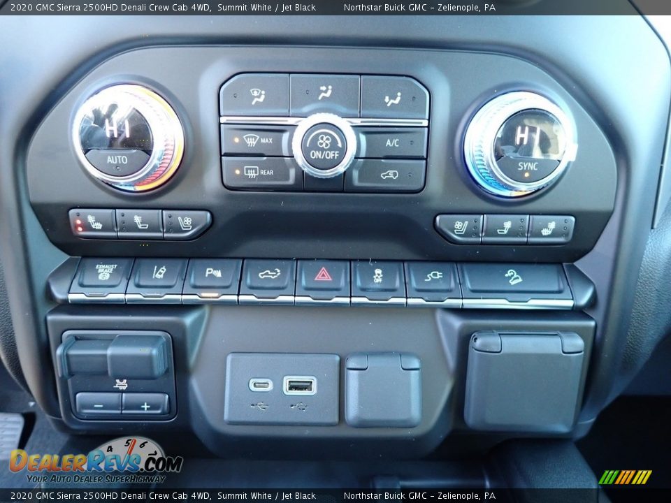 2020 GMC Sierra 2500HD Denali Crew Cab 4WD Summit White / Jet Black Photo #18