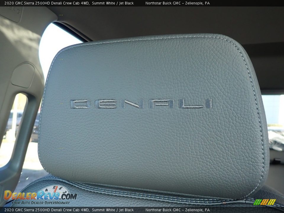 2020 GMC Sierra 2500HD Denali Crew Cab 4WD Summit White / Jet Black Photo #20