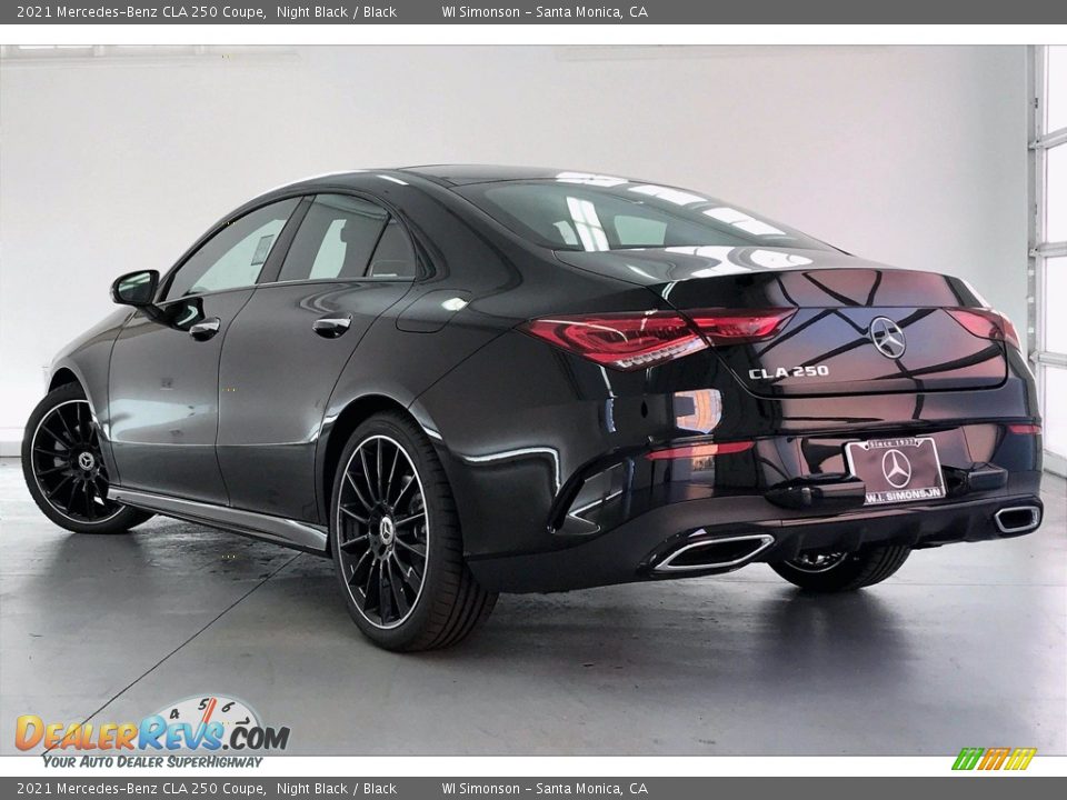 2021 Mercedes-Benz CLA 250 Coupe Night Black / Black Photo #2