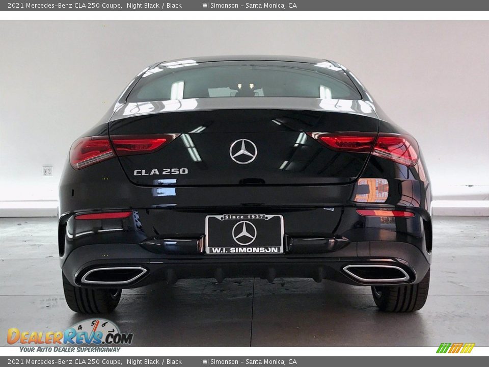 2021 Mercedes-Benz CLA 250 Coupe Night Black / Black Photo #3