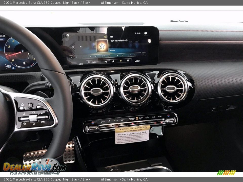 Controls of 2021 Mercedes-Benz CLA 250 Coupe Photo #6