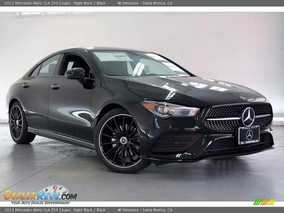 Front 3/4 View of 2021 Mercedes-Benz CLA 250 Coupe Photo #12