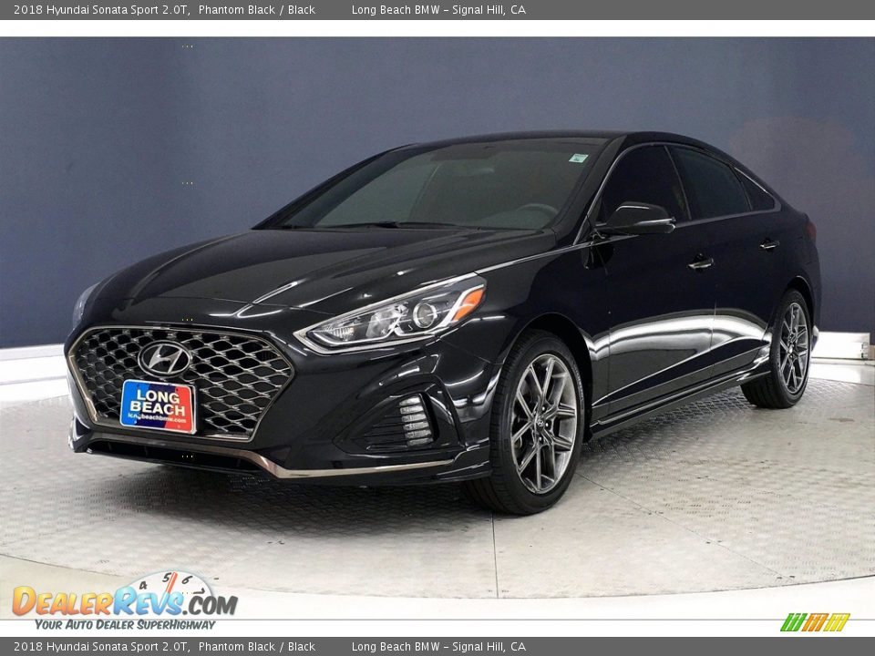 Phantom Black 2018 Hyundai Sonata Sport 2.0T Photo #12