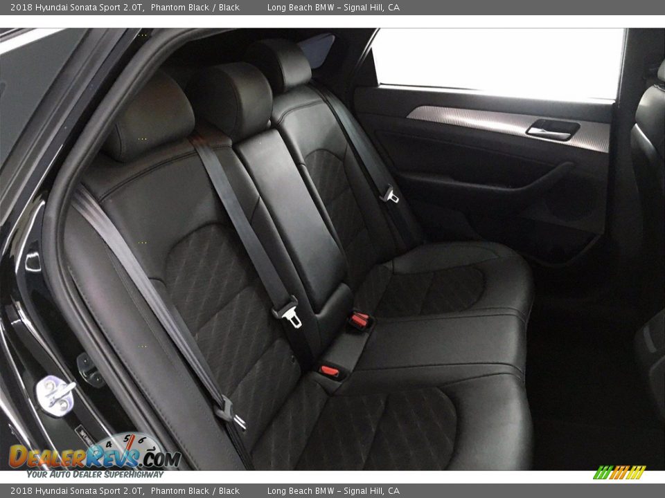 Rear Seat of 2018 Hyundai Sonata Sport 2.0T Photo #29