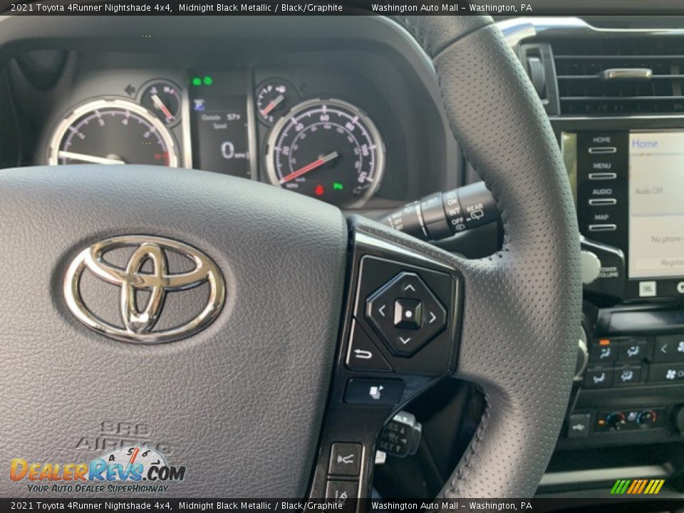 2021 Toyota 4Runner Nightshade 4x4 Steering Wheel Photo #11