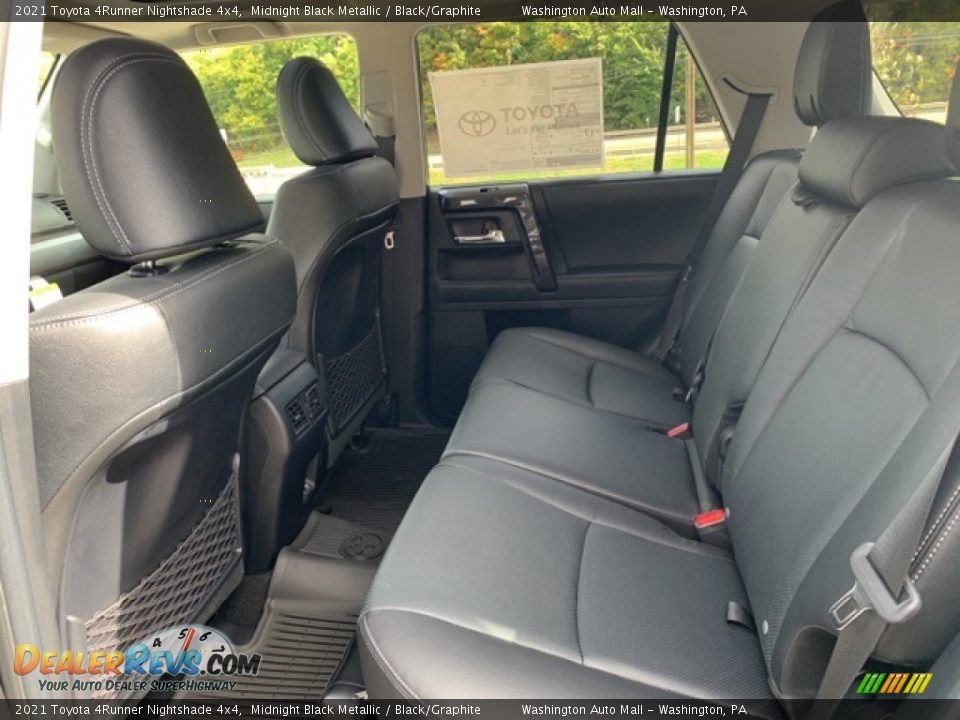 Rear Seat of 2021 Toyota 4Runner Nightshade 4x4 Photo #23