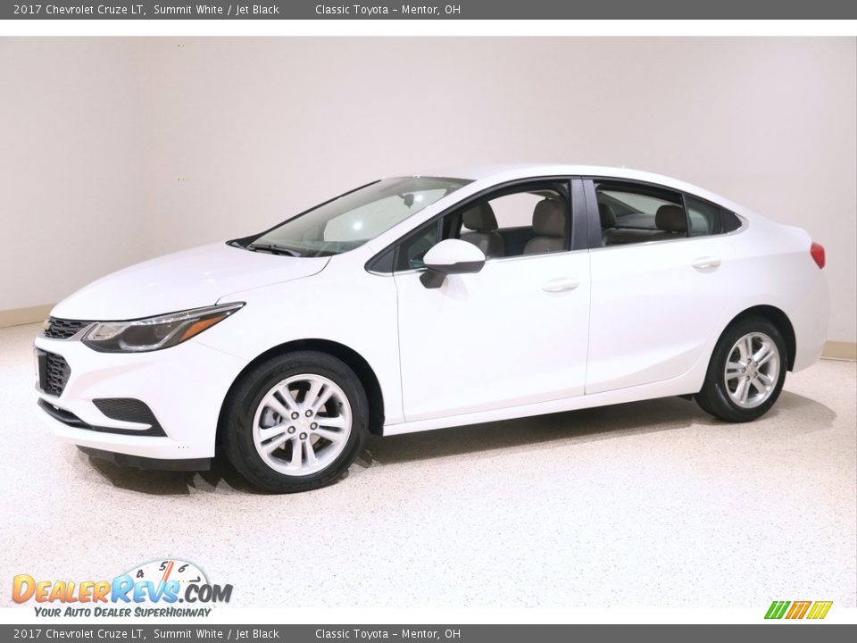 2017 Chevrolet Cruze LT Summit White / Jet Black Photo #3