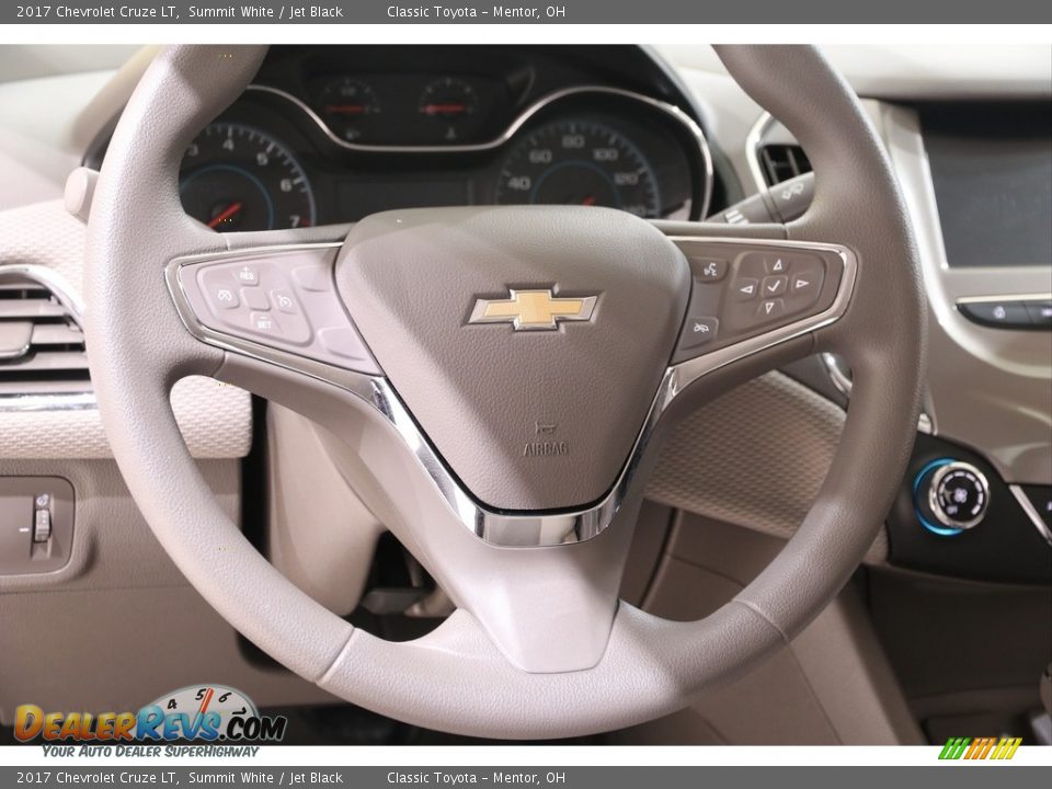 2017 Chevrolet Cruze LT Summit White / Jet Black Photo #6