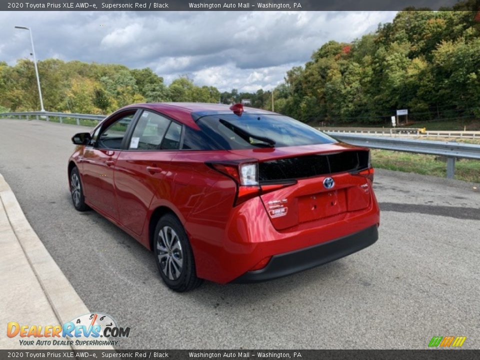 2020 Toyota Prius XLE AWD-e Supersonic Red / Black Photo #2