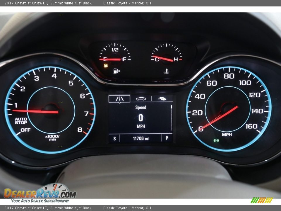 2017 Chevrolet Cruze LT Summit White / Jet Black Photo #7