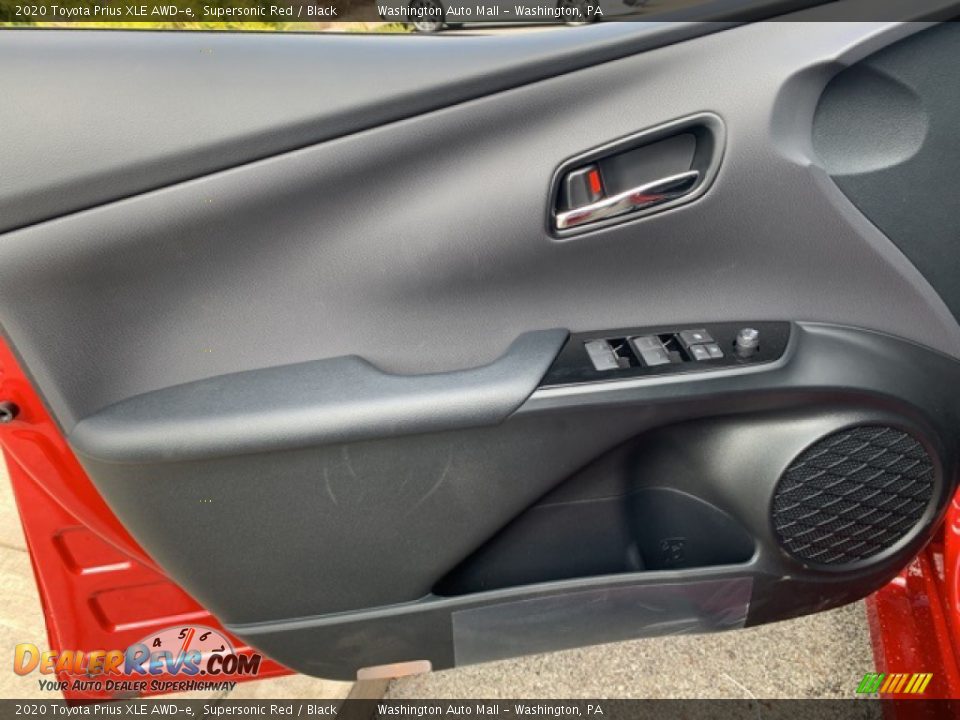 2020 Toyota Prius XLE AWD-e Supersonic Red / Black Photo #3