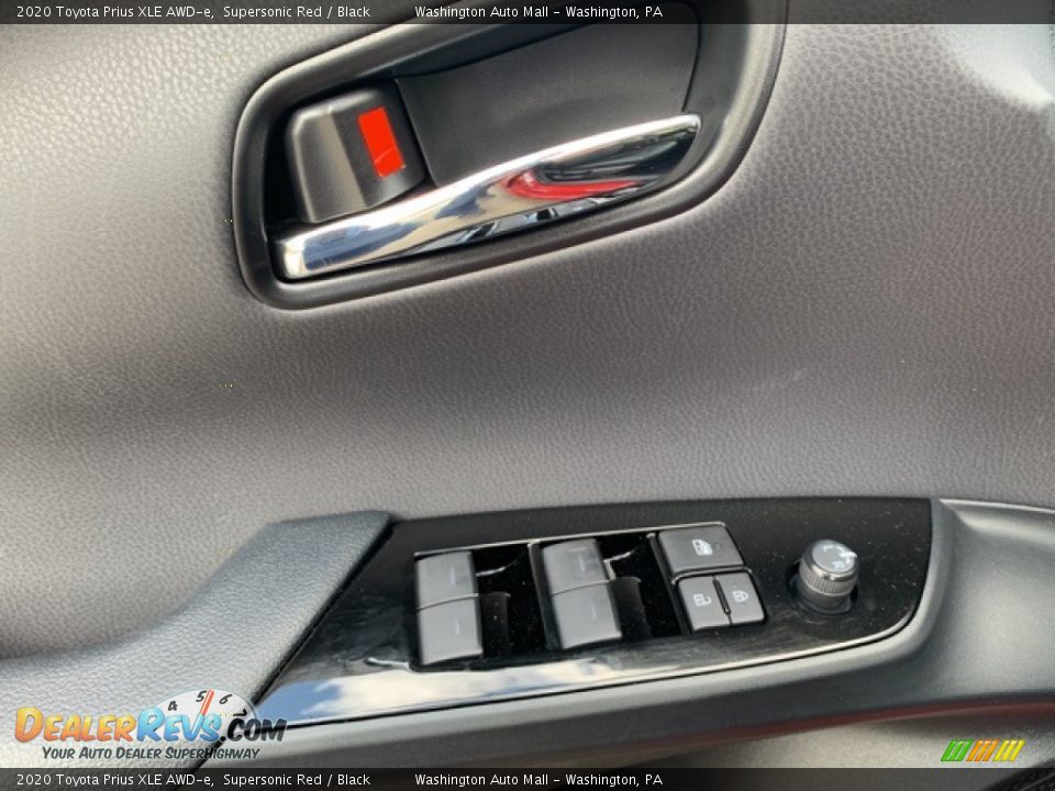 2020 Toyota Prius XLE AWD-e Supersonic Red / Black Photo #4