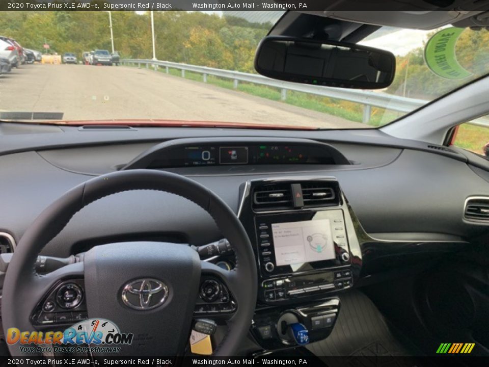 2020 Toyota Prius XLE AWD-e Supersonic Red / Black Photo #6